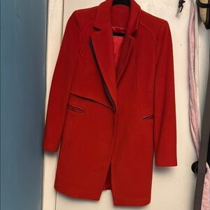 Elegant Red Women's Coat
